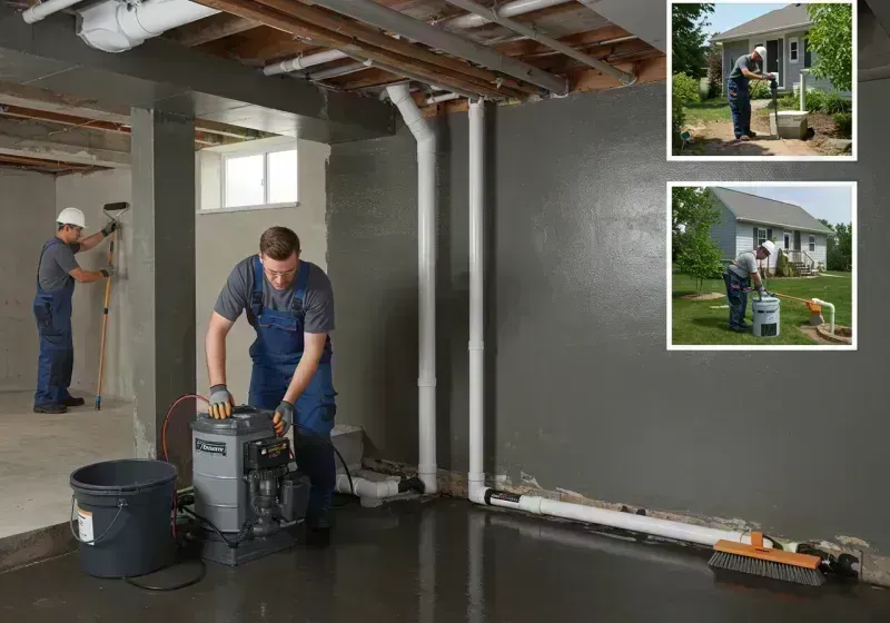 Basement Waterproofing and Flood Prevention process in West Lawn, IL